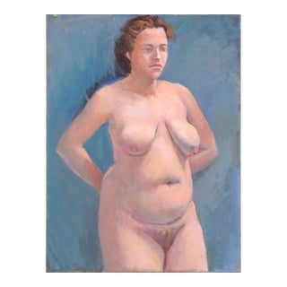 Nude With Brown Hair by George Wishon For Sale