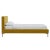 Transitional Norah Platform Bed in Citronella Luxe Velvet, Twin For Sale - Image 3 of 6