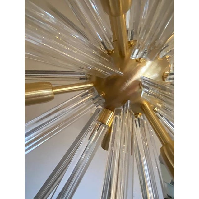 Sputnik Chandelier in Murano Glass Style by Simoeng For Sale - Image 4 of 9