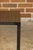 Modern Leather Louis Vuitton Top Small Side Table with Custom Metal Base and Stretchers For Sale - Image 3 of 12
