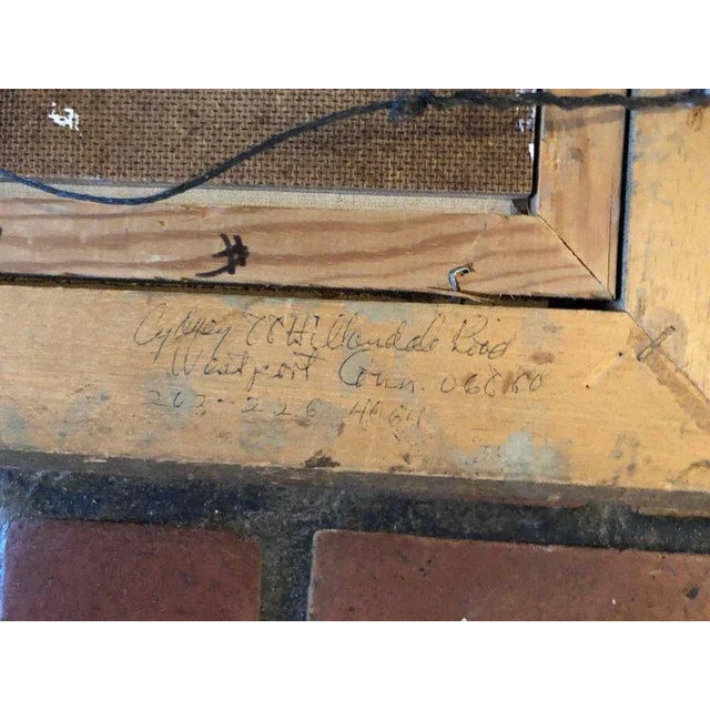Oil on Board of Talmudic Scholar Attributed to Cydney Grossman For Sale - Image 9 of 10