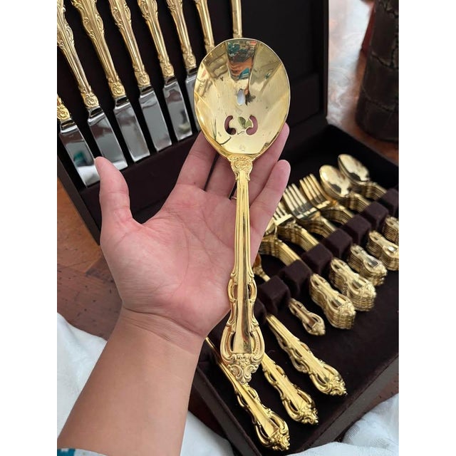 Silver 1980s American Towle Supreme Cutlery Service for (8) - 71 pcs For Sale - Image 8 of 8