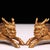 Solid Copper Gilt Pair of Golden Qilin Statues (Running Posture) - Auspicious Wealth-Drawing Bronze Qilin Figurines For Sale - Image 4 of 9