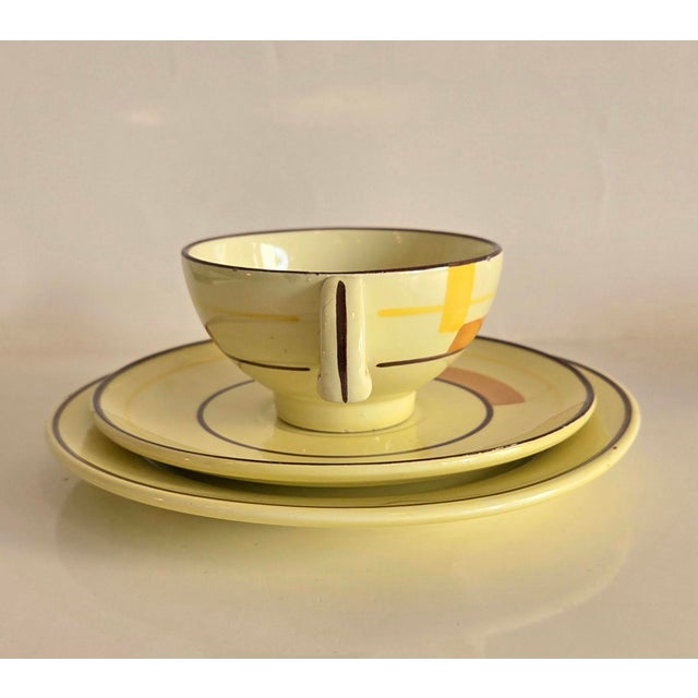 Bauhaus Coffee Set by Eva Stricker-Zeisel for Schramberg, 1929, Set of 3 For Sale - Image 3 of 10