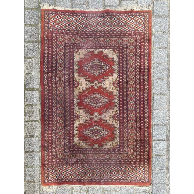 Vintage Pakistani Turkmen Style Rug, 1980s For Sale - Image 17 of 17
