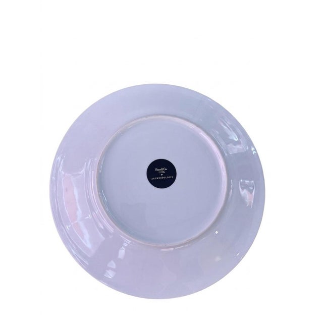 Forest Green Fern & Co. For Anthropologie Palm Tree Dinner Plate For Sale - Image 8 of 12