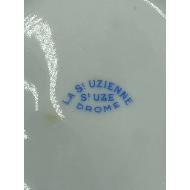 Vintage 5-Star Carlton Cannes Hotel Ashtray White France For Sale - Image 4 of 12