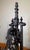 Late 19th Century 19th Century Renaissance Revival Cast Iron Rampant Lion Andirons - 28" Tall For Sale - Image 5 of 9