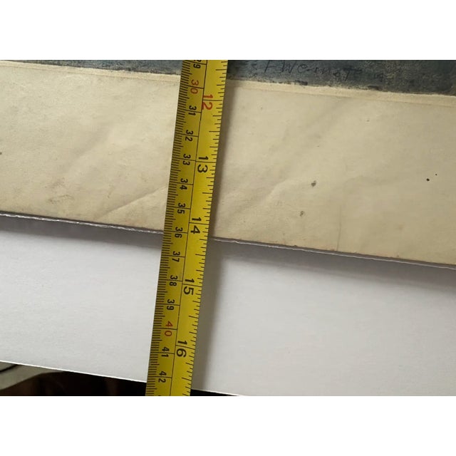 Abstract Mid 20th Century Florence Weinstein Matted Abstract Watercolor Painting on Paper - Signed For Sale - Image 3 of 7