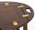 Wood Bombay Company Mahogany Rolling Tea Trolley For Sale - Image 7 of 11