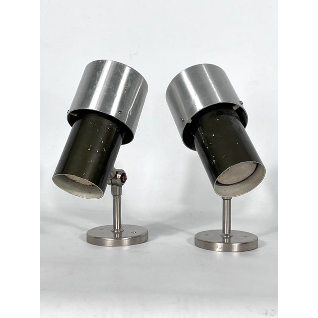 Mid-Century Modern Adjustable Wall Lamps from Stilnovo, Italy, 1950s, Set of 2 For Sale - Image 11 of 12