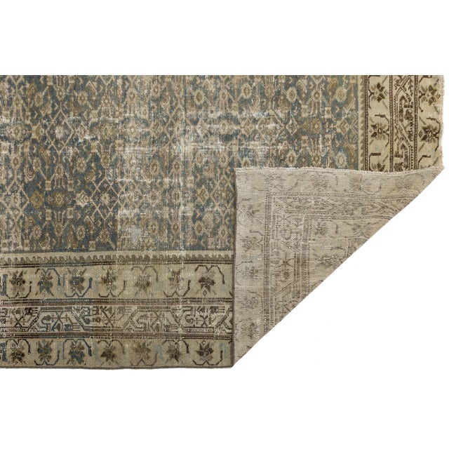 Elevate your space with this exquisite 19th-century Antique Malayer rug, showcasing an incredibly desirable, heavily...