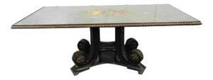 Italian Egolmise Carved Coffee Table
