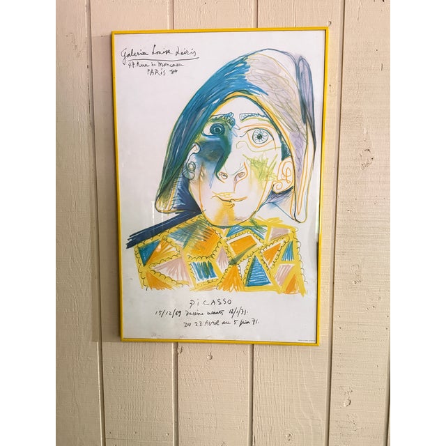 1971 Picasso Exhibition Poster From Galerie Louise Leiris For Sale In New York - Image 6 of 6