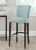 Kelley Barstool in Sky Blue & Espresso For Sale In Philadelphia - Image 6 of 7