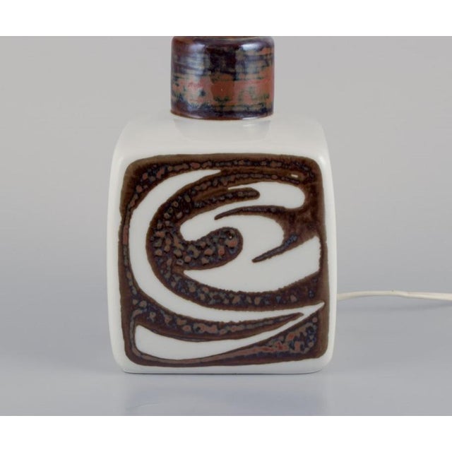 Ceramic Table Lamp by Carl Harry Stålhane for Rörstrand, 1970s For Sale - Image 6 of 10