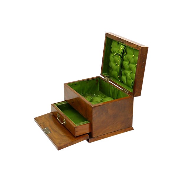 Antique English Rosewood Jewelry Box Chairish
