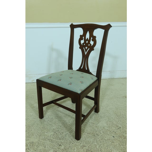 Set of 6 Henkel Harris Mahogany Dining Room Chairs Model 101 Chairish