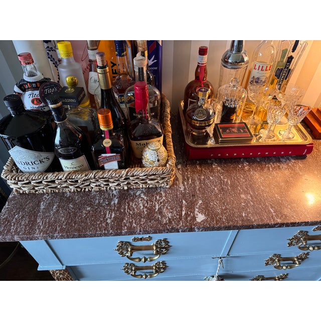Early 1900s American Marble Top Chest of Drawers With Knapp Joints For Sale - Image 12 of 12