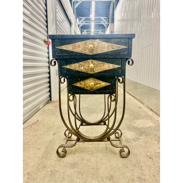 1980s Art-Deco Small Credenza . For Sale - Image 12 of 12