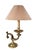Mid 20th Century Classical Revival Brass Desk Lamp With Original Pleated Shade For Sale - Image 11 of 15