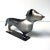 Brutalist French Brutalist Steel Dog Sculpture With Brass Accents For Sale - Image 3 of 7