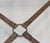 Jacques Adnet for Hermes Style Equestrian Strap Work Motif Iron Coffee Table For Sale - Image 11 of 12