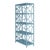 David Francis Tiffany Etagere, Pool Blue For Sale - Image 4 of 5