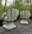 Up for your consideration is a beautiful vintage pair of concrete hand chairs. These would look lovely in your home and...