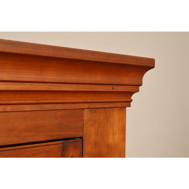 Federal Style Cherry Custom Quality Corner Cabinet For Sale In Philadelphia - Image 6 of 18