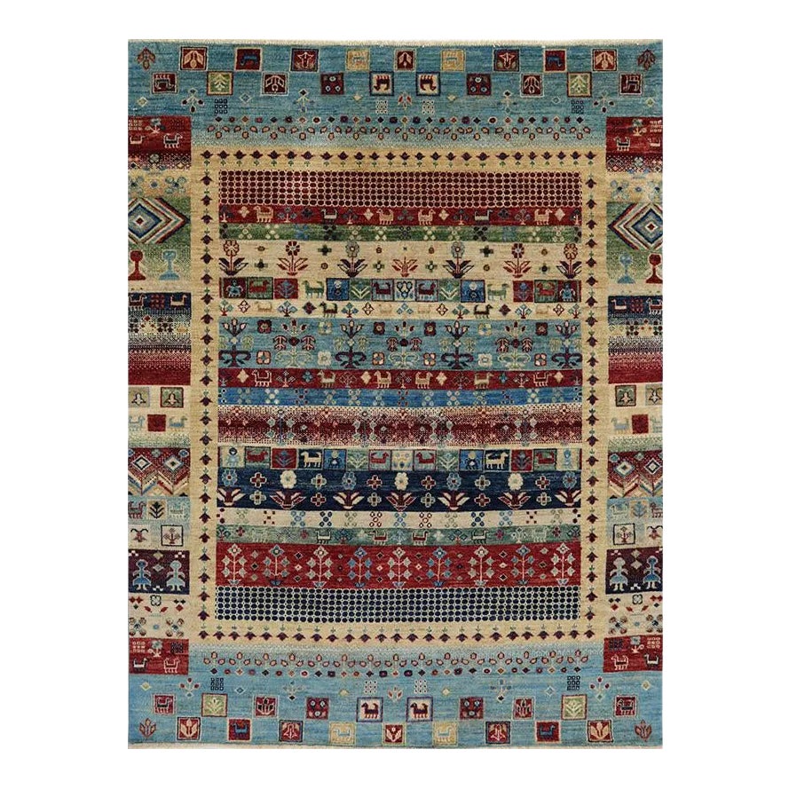 Handwoven Persian Lori Style Area Rug | Chairish