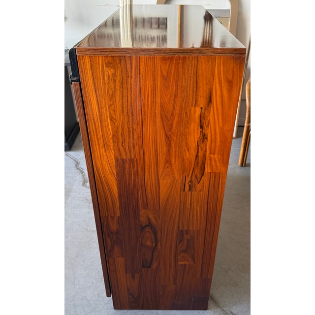 Black & Brown 1970's Highboy by Maurice Villency Made in Belgium For Sale In Miami - Image 6 of 9