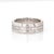 Cartier 90s Cartier Tank Francaise Ring Eu 50 Sz 5.25 Band 18k White Gold Signed Jewelry For Sale - Image 4 of 7