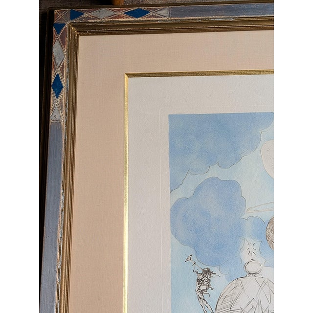 Salvador Dali, The Archangel Raphael, Hand-Signed Aquatint and Relief on Paper, 1980s For Sale - Image 16 of 18