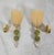 1990s Olive Green and Amber Murano Glass Sconces - a Pair For Sale In Dallas - Image 6 of 13