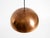 Copper Mid-Century Modern Italian Copper Dome Pendant Light, 1950s For Sale - Image 8 of 14