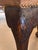 English Antique George II Upholstered Bench in the Chippendale Style, Resting on Boldly Carved Ball and Claw Feet and Knee Decoration For Sale - Image 3 of 9
