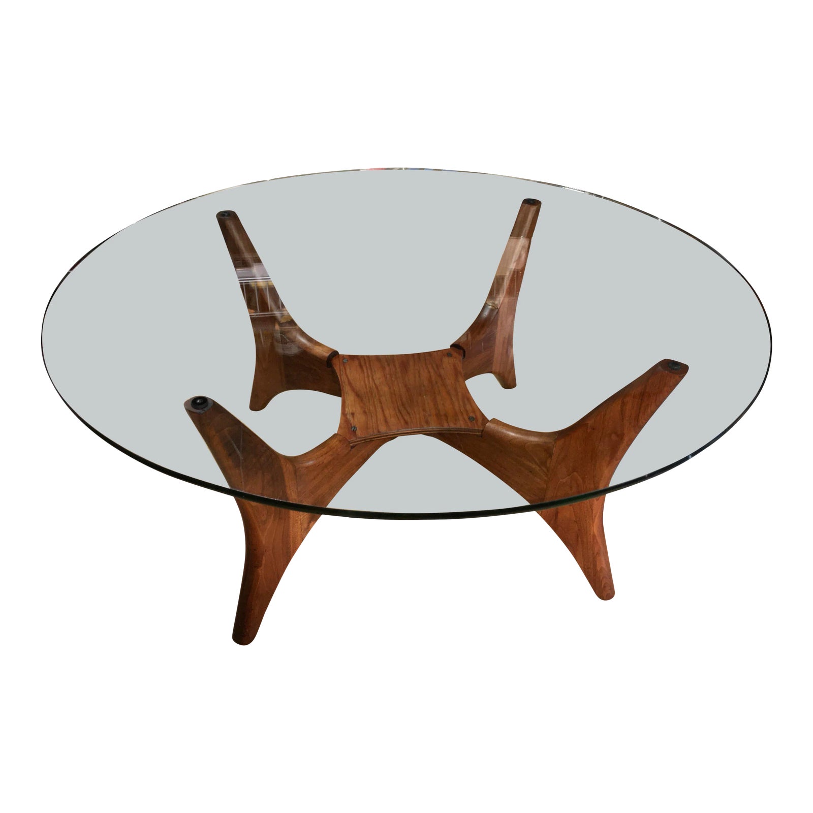 Mid-Century Modern Walnut Coffee Table Model “1649-Pt” Adrian