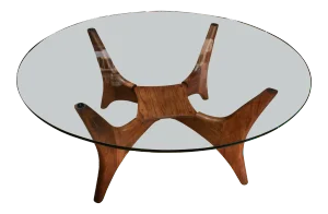 Mid-Century Modern Walnut Coffee Table Model “1649-Pt” Adrian Pearsall