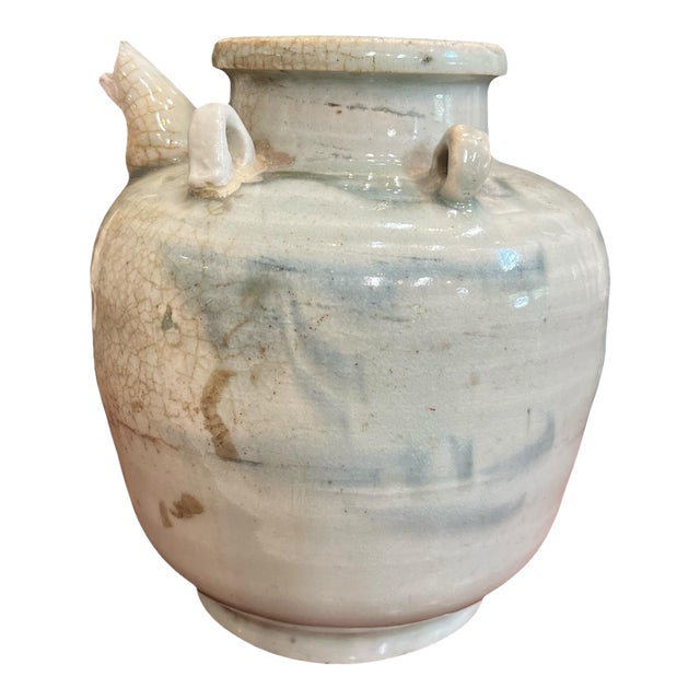 Chinese Ming Dynasty Blue and White Wine Ewer For Sale