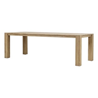 Rustic Scandinavian Teak Dining Table For Sale