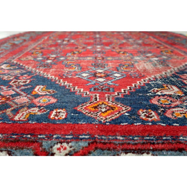 1920s 1920s, Antique Persian Hamadan Handmade Rug 4 X 7 For Sale - Image 5 of 13