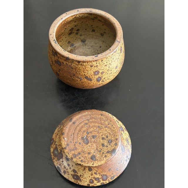 1970s Pyrite Stoneware Box by Charles Gaudry, 1970s For Sale - Image 5 of 8