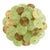 Glass Green Water-Lily Brass and Murano Glass Sputnik Flush Mount by Simoeng for Simoeng For Sale - Image 7 of 7