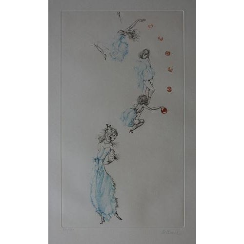 Hans Bellmer, Ball Games, Original Engraving For Sale - Image 8 of 8