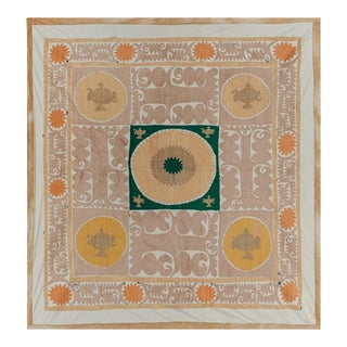 Suzani Pink Wall Hanging Decor For Sale