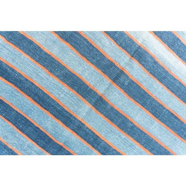 Antique Indian Dhurrie Rug 12ft 1in X 23ft 10in For Sale - Image 15 of 15