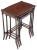 Antique Edwardian Mahogany Nesting Tables, 1910s, Set of 3 For Sale - Image 3 of 5