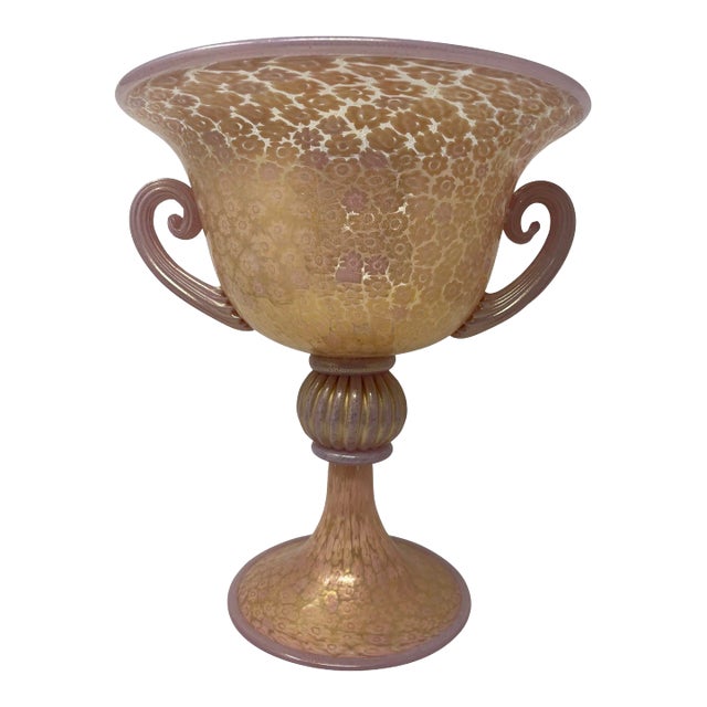 Millefiore Murano Glass Urn For Sale