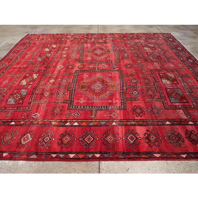 Galerie Shabab Collection Mid-20th Century Turkish Anatolian Room Size Carpet For Sale In New York - Image 6 of 10